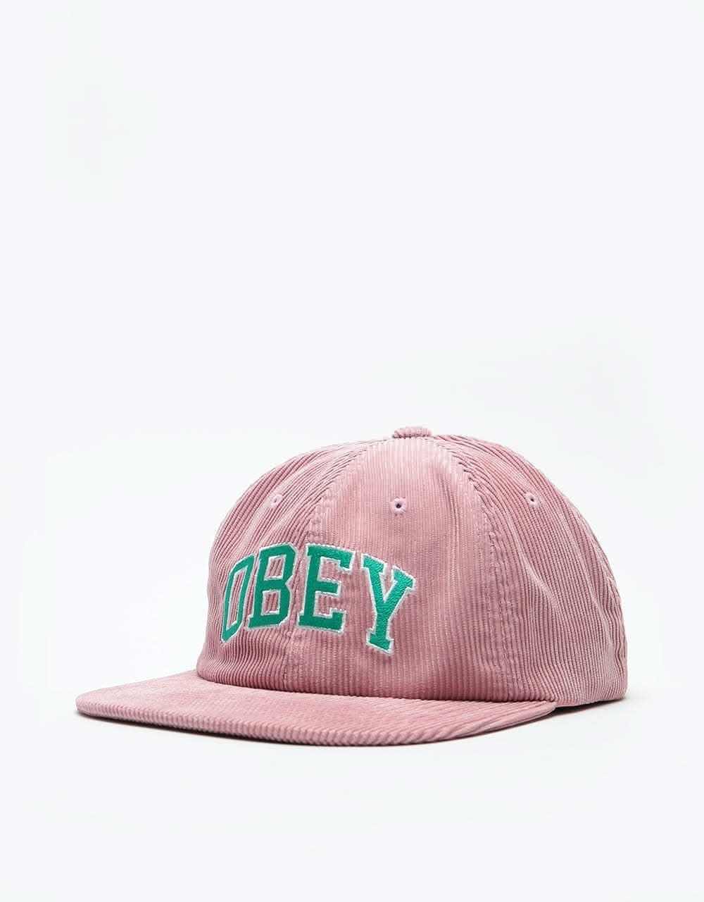 Obey DTP 6 Panel Strapback Cap - Old Rose