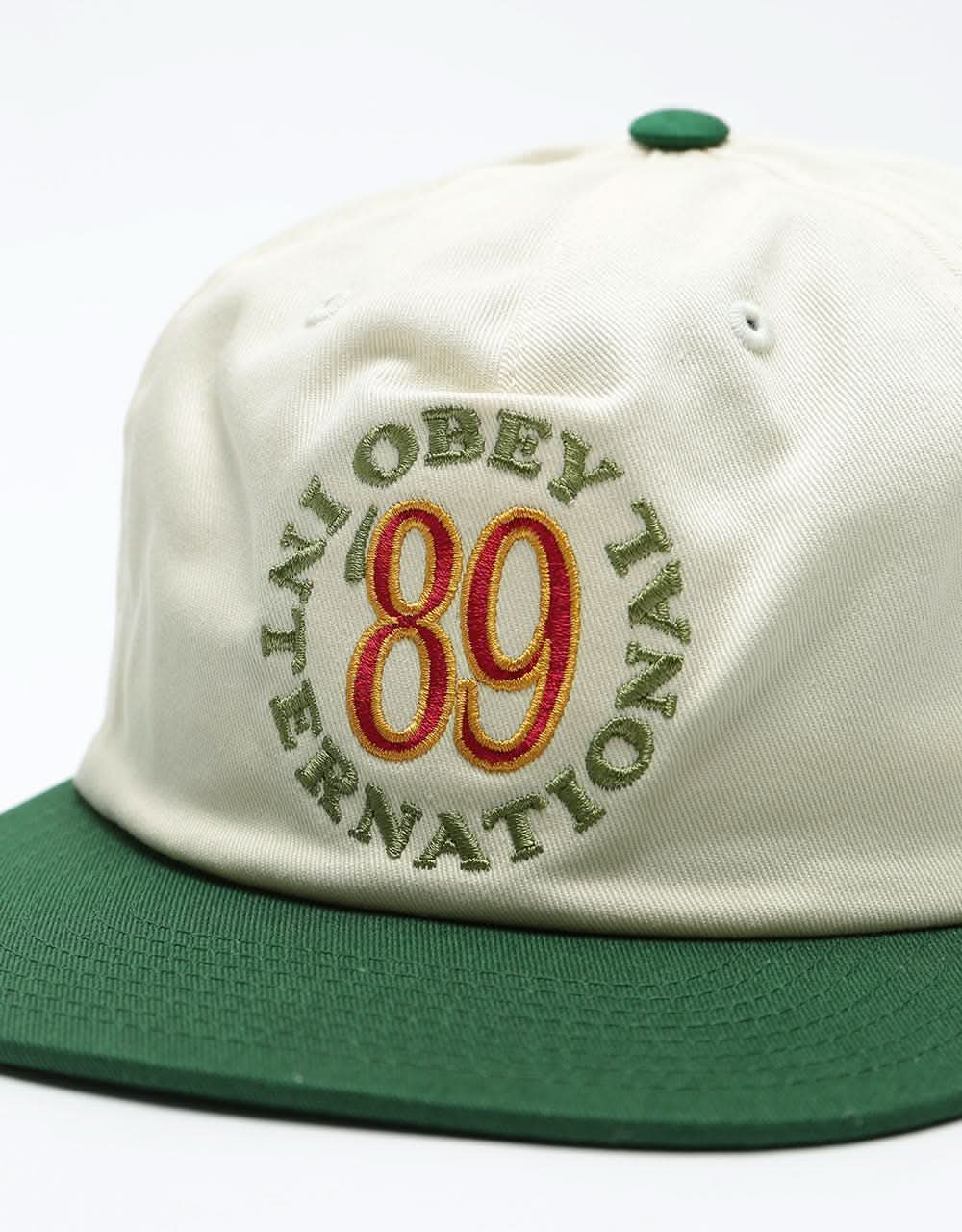 Obey Classic 89 Strapback Cap - White/Multi