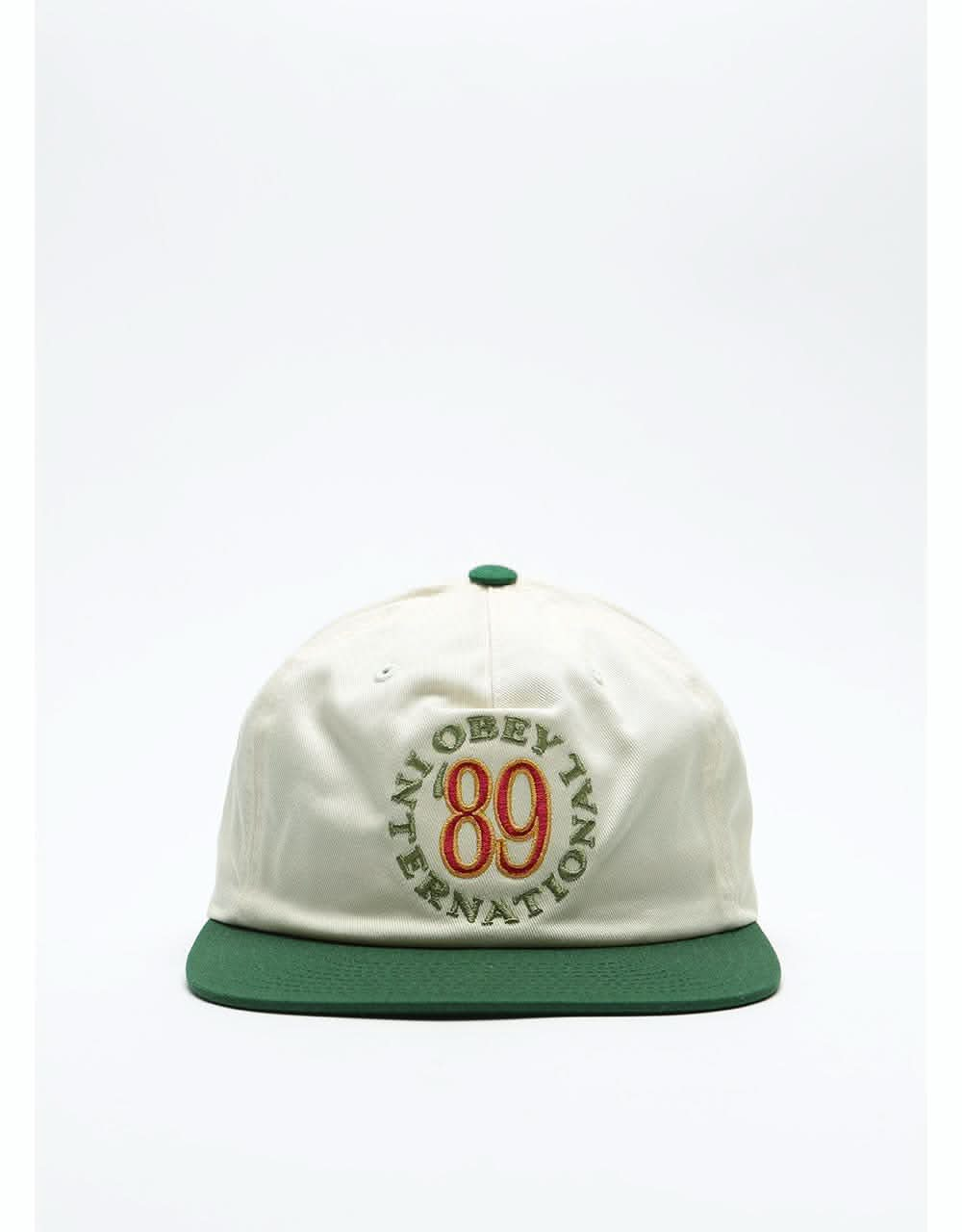 Obey Classic 89 Strapback Cap - White/Multi