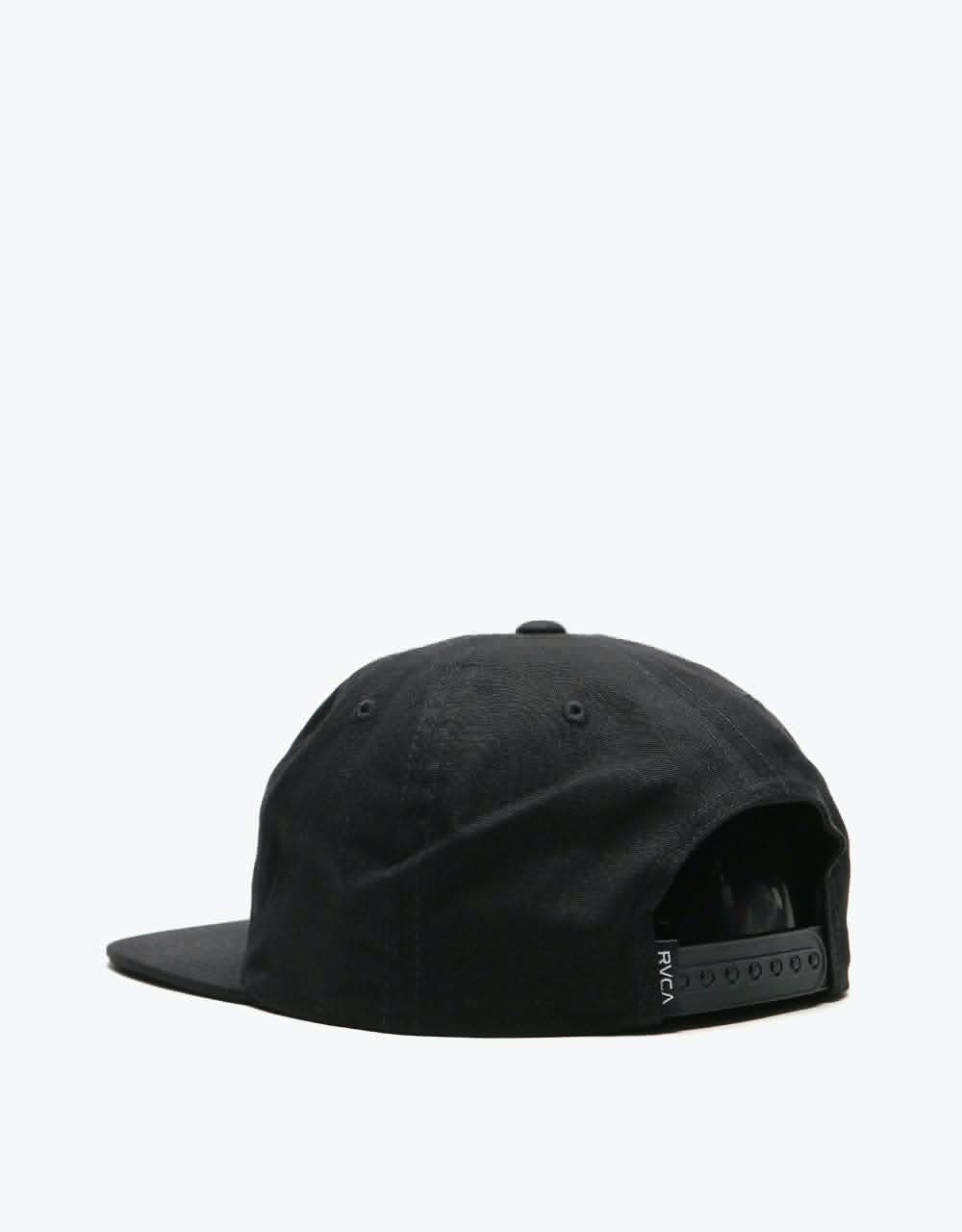 RVCA Hot Fudge Snapback Cap - Black