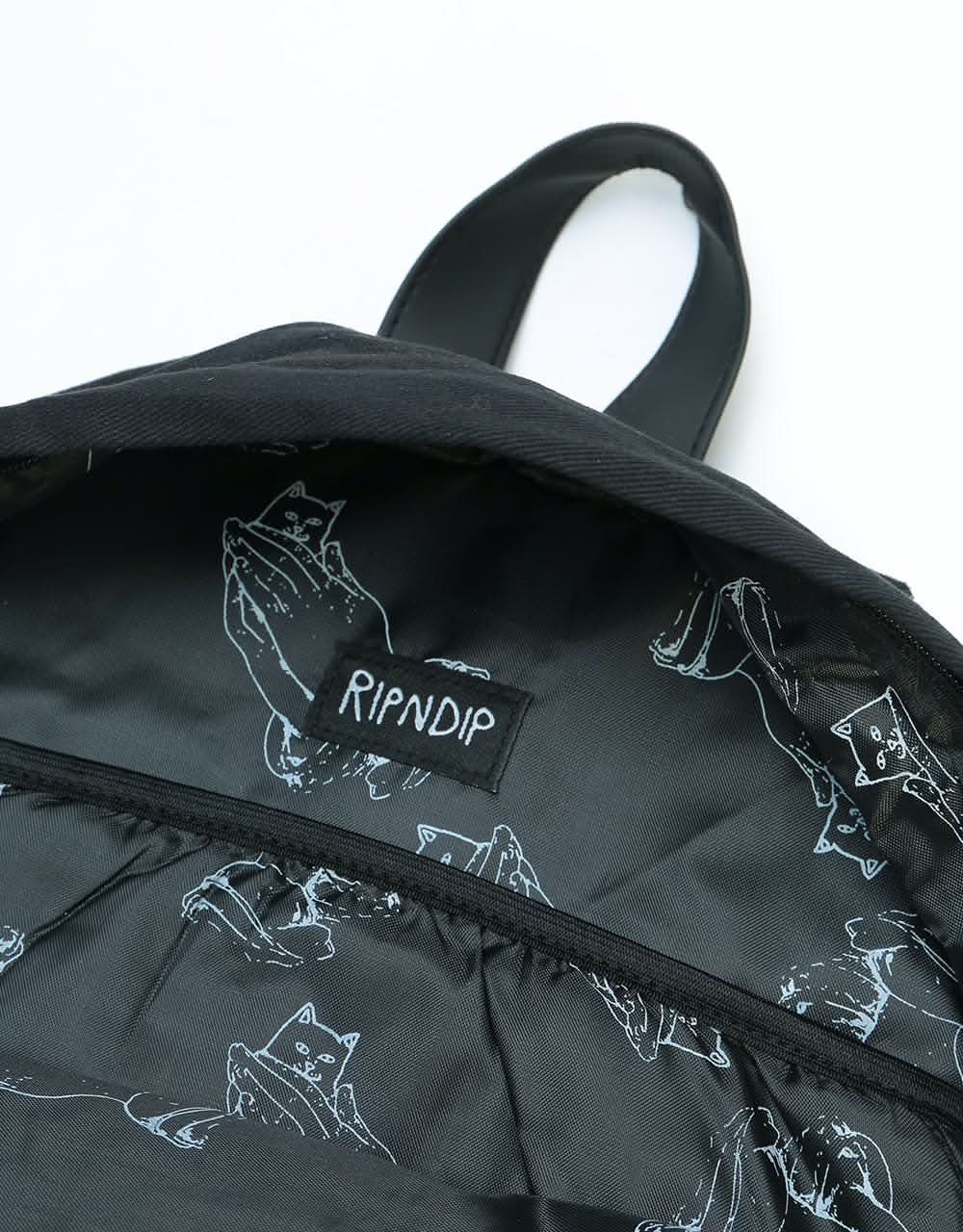 RIPNDIP Lord Nermal Backpack - Black Corduroy