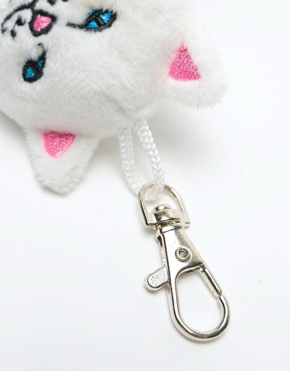 RIPNDIP Lord Nermal Plush Keychain - White