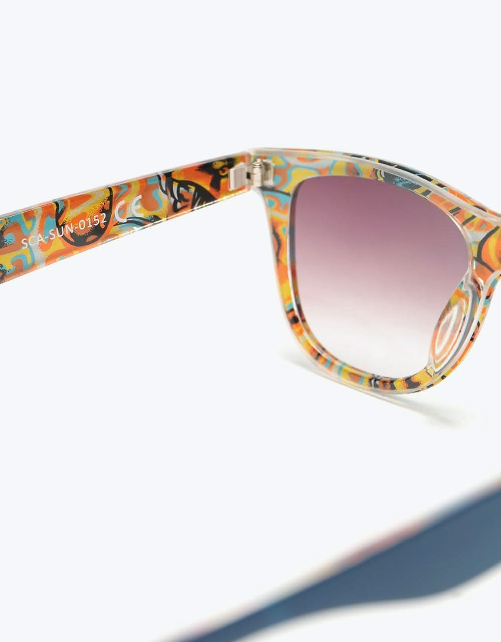 Santa Cruz Kendall Snake Sunglasses - Navy/Printed