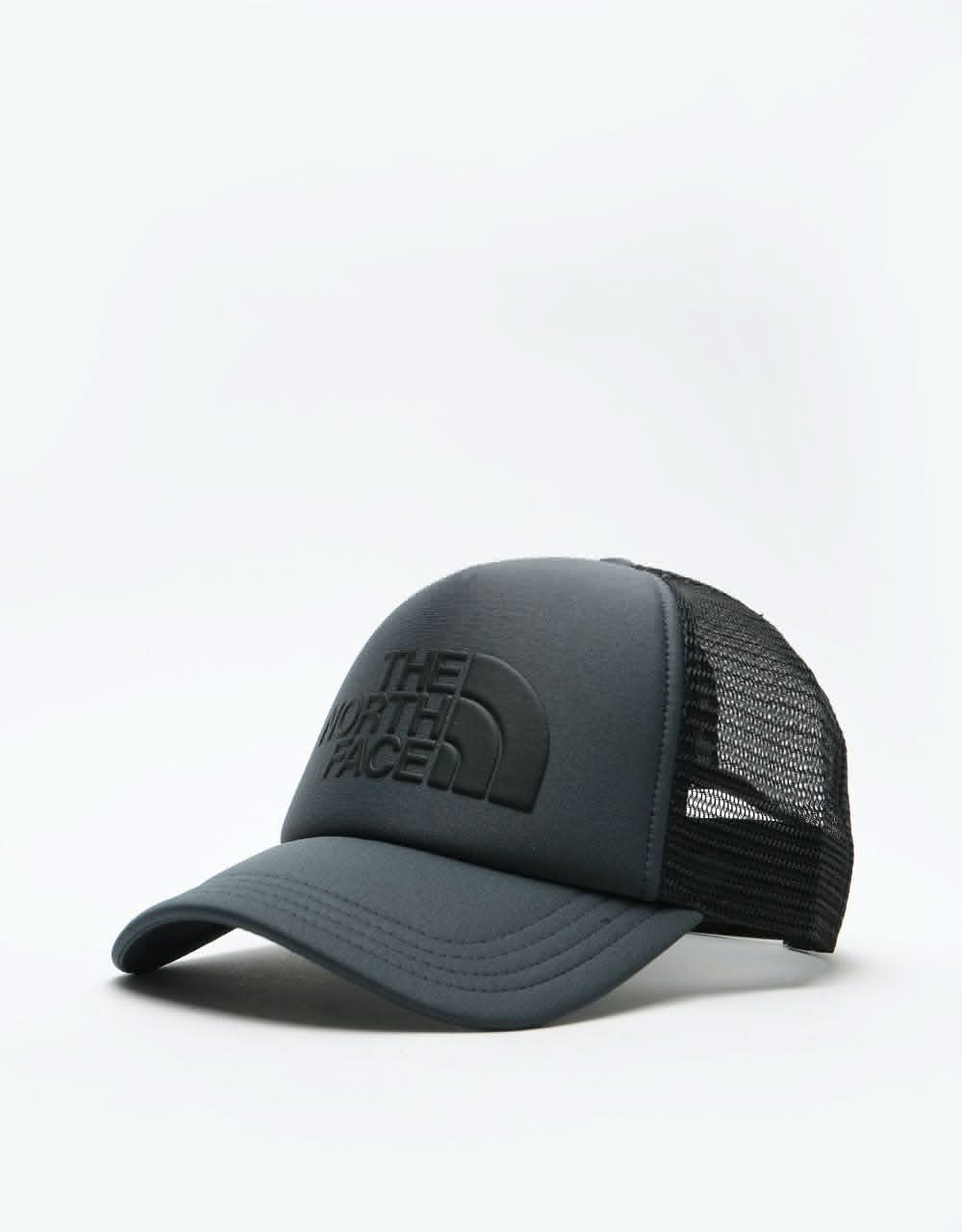 The North Face TNF Logo Trucker Cap - Asphalt Grey/TNF Black