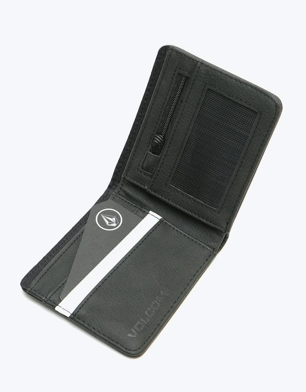 Volcom Slim Stone Wallet - Black