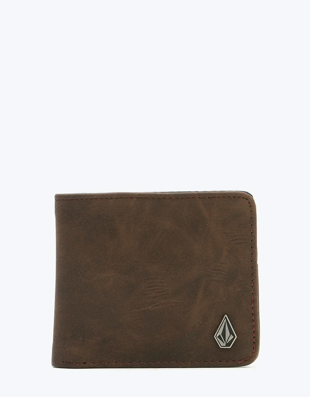 Volcom Slim Stone Wallet - Brown