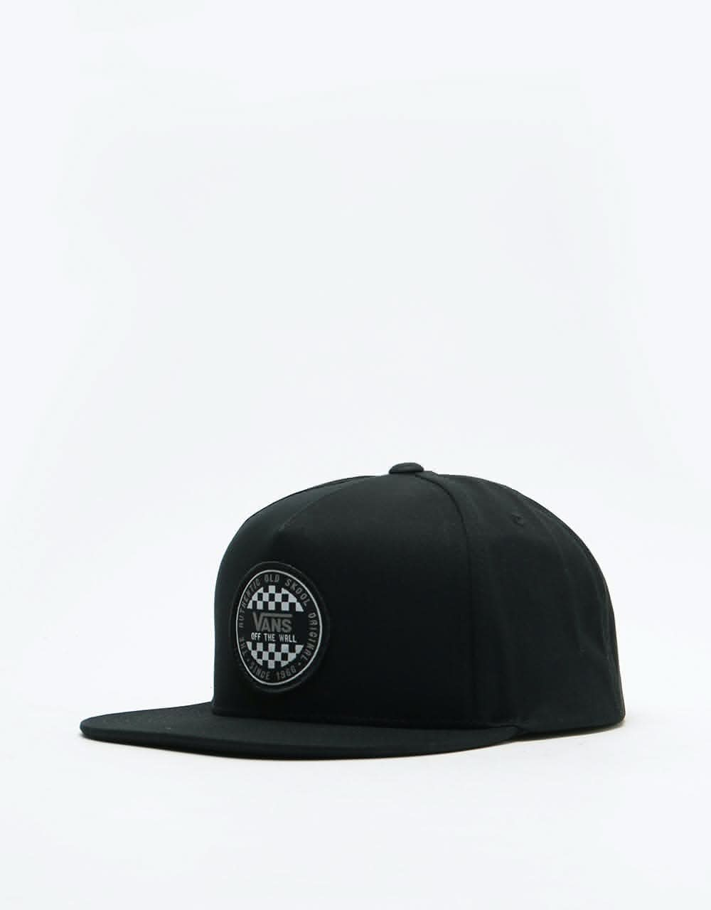 Vans OG Checker Snapback Cap - Black