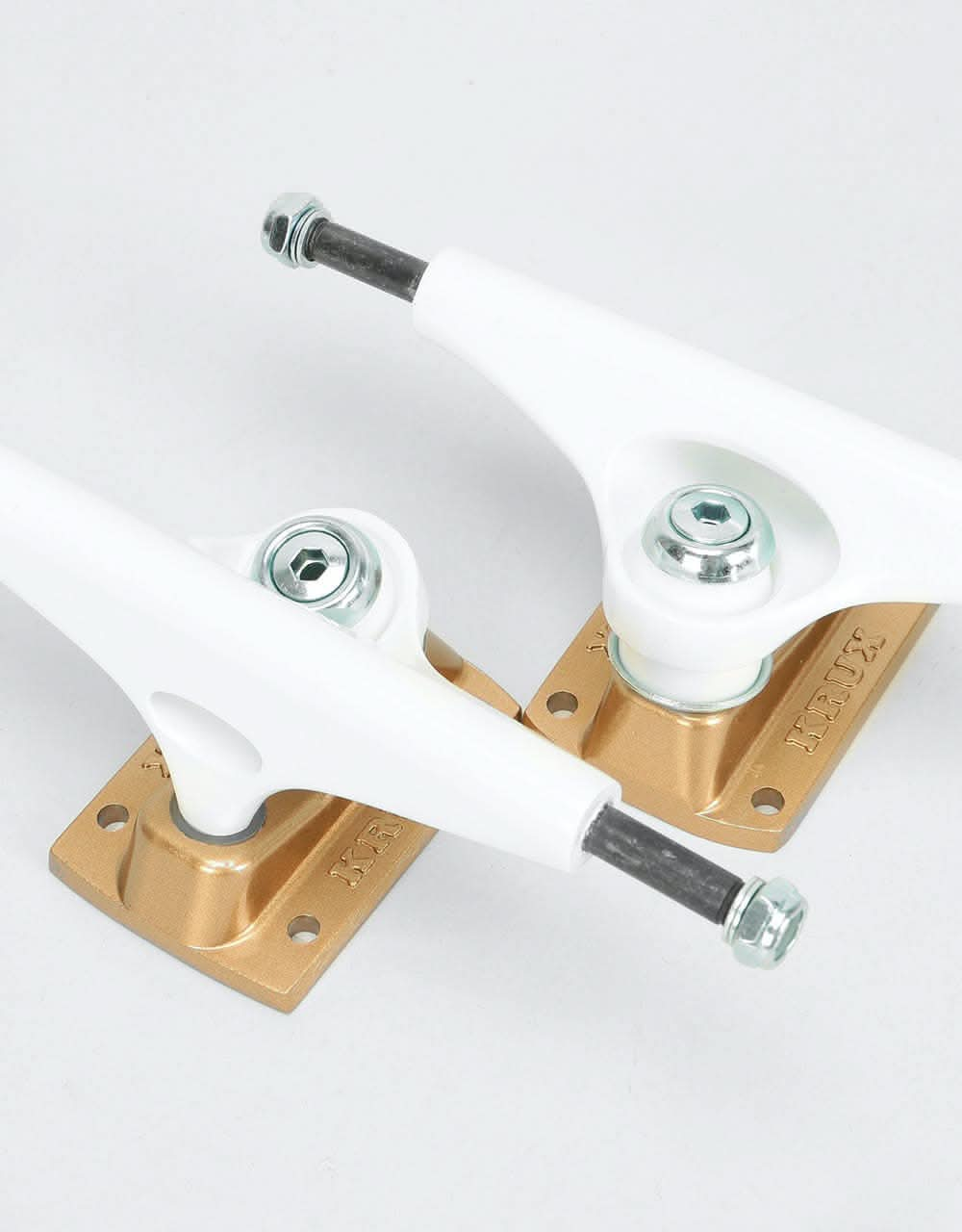 Krux DLK White Gold 8 Standard Skateboard Trucks