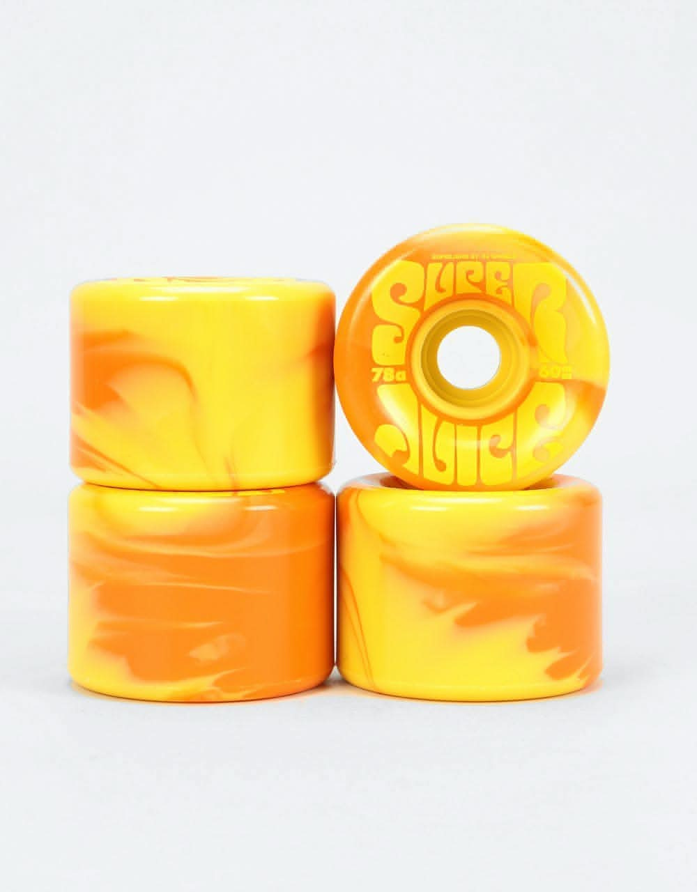 OJ Dicola Super Juice Swirl 78a Soft Skateboard Wheel - 60mm