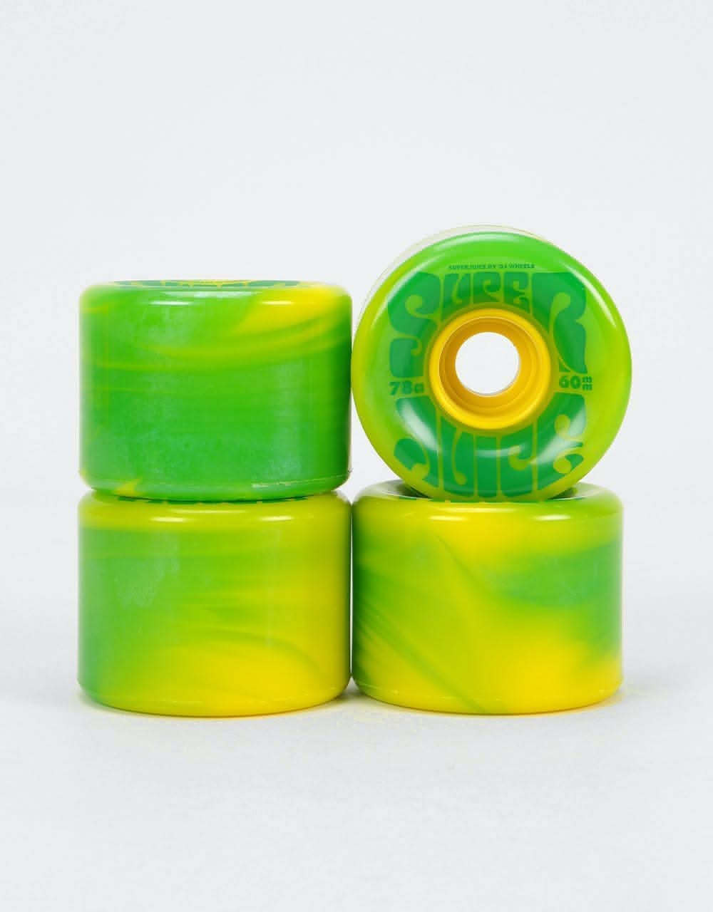 OJ Super Juice Swirl 78a Soft Skateboard Wheel - 60mm