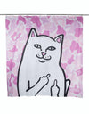 RIPNDIP Lord Nermal Shower Curtain  - Pink Camo