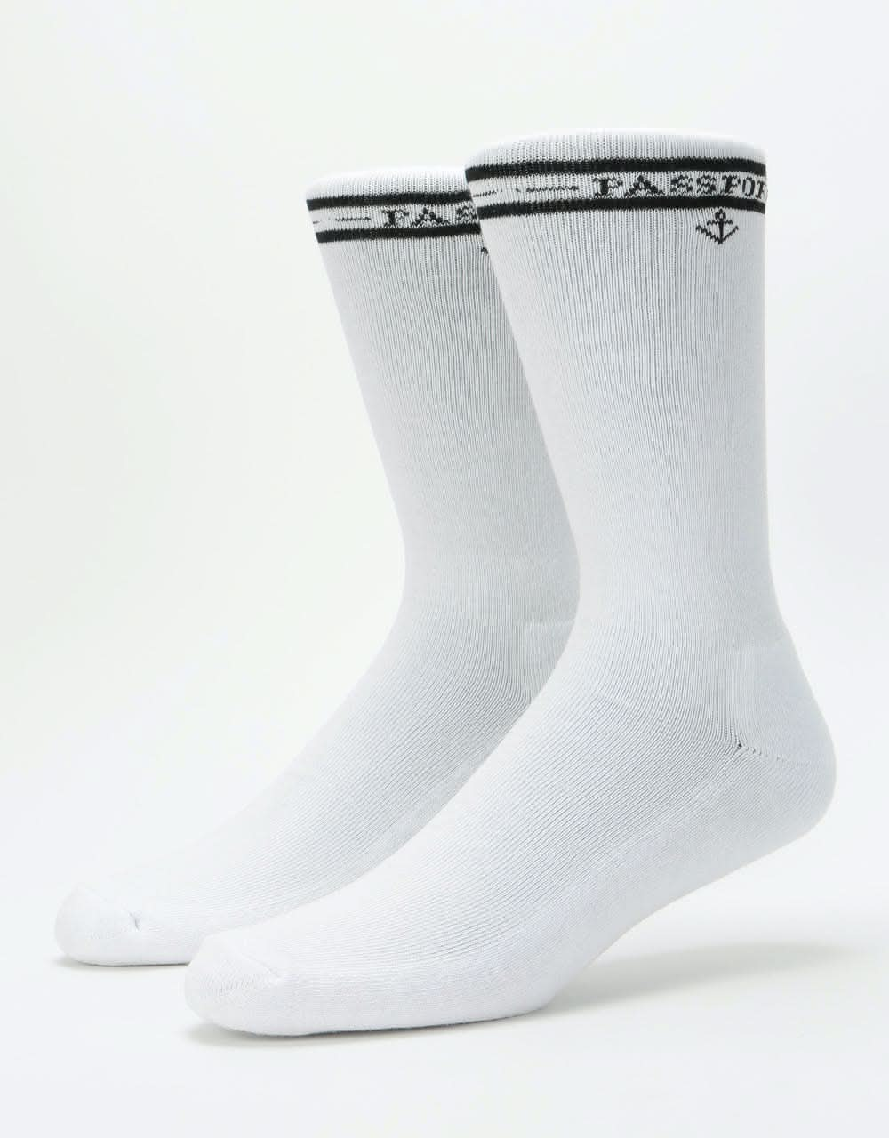 Pass Port Hi Sox 5-Pack Socks - White