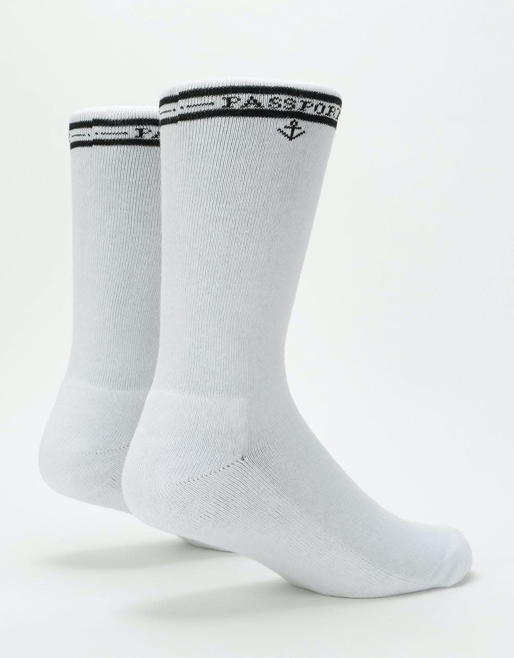 Pass Port Hi Sox 5-Pack Socks - White