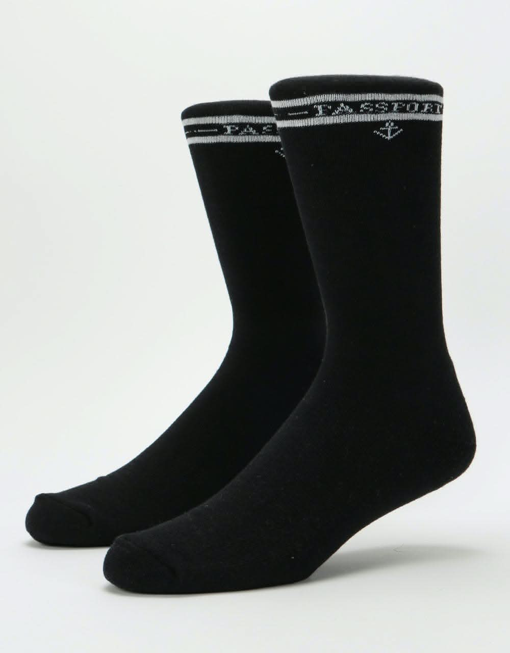 Pass Port Hi Sox 5-Pack Socks - Black