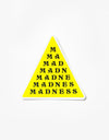 Madness Pyramid Vinyl Sticker