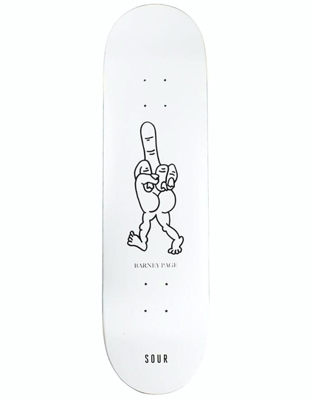 Sour Barney Finger Skateboard Deck - 8.5"