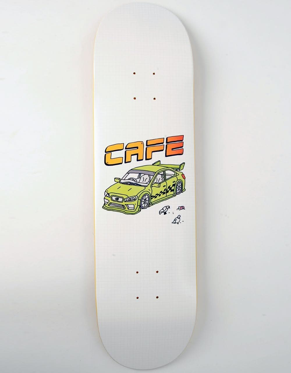 Skateboard Café Race Car Skateboard Deck - 8.125"