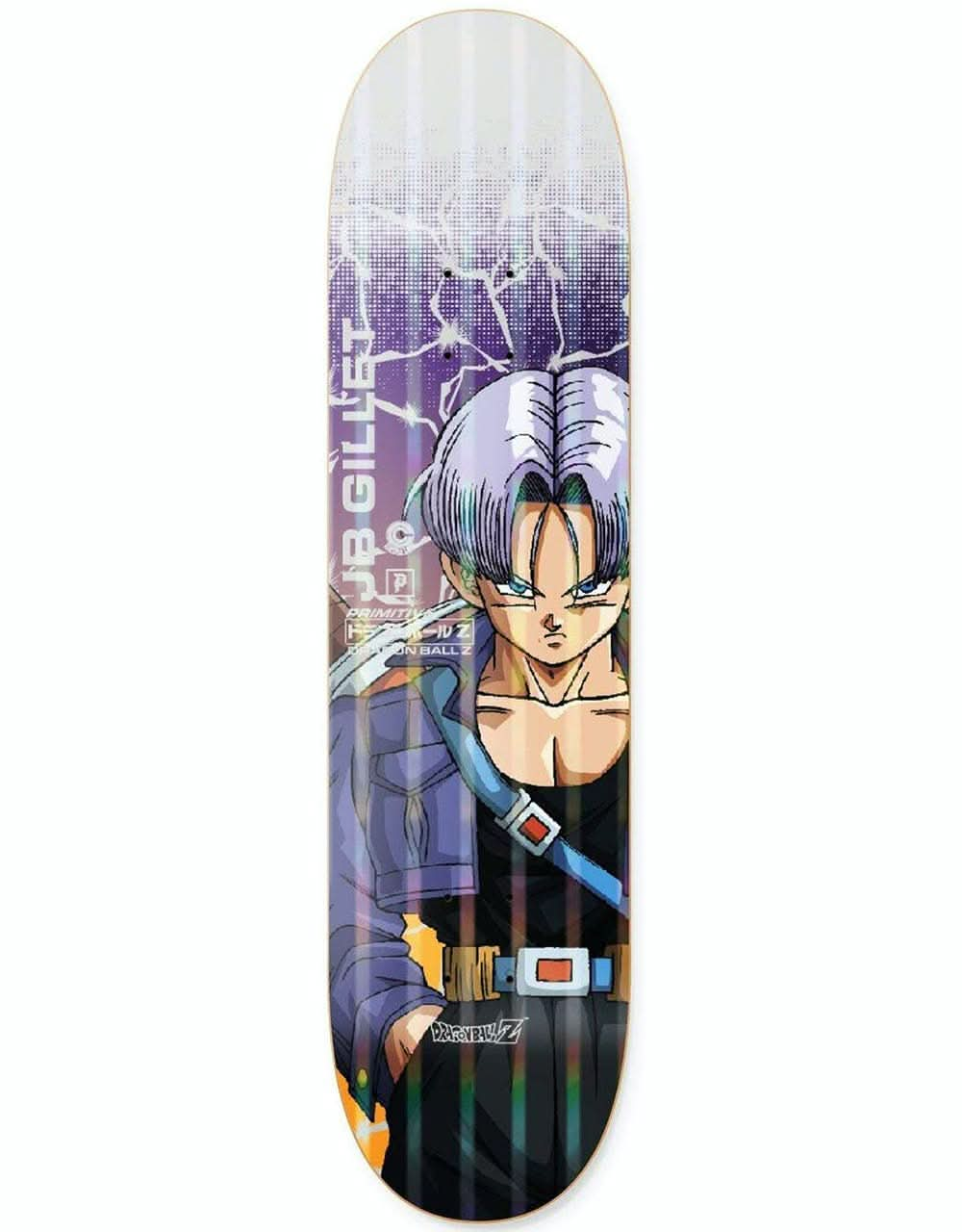 Primitive x Dragon Ball Z Gillet Trunks Power Level Skateboard Deck - 8"