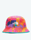 The North Face Sun Stash Bucket Hat - Mr. Pink New Dimensions Print