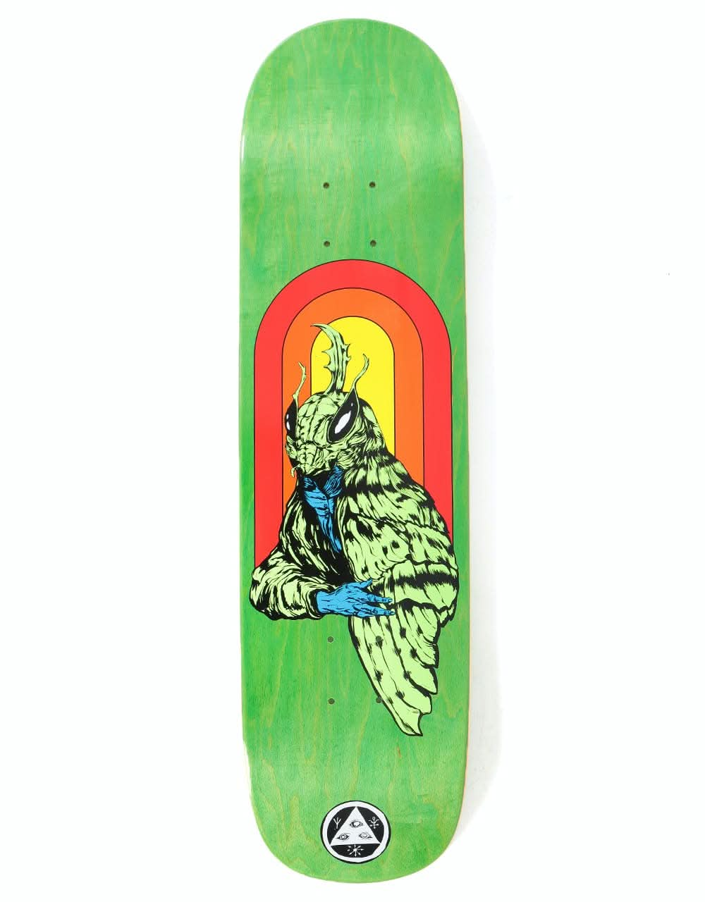 Welcome Mothman on Bunyip Skateboard Deck - 8"