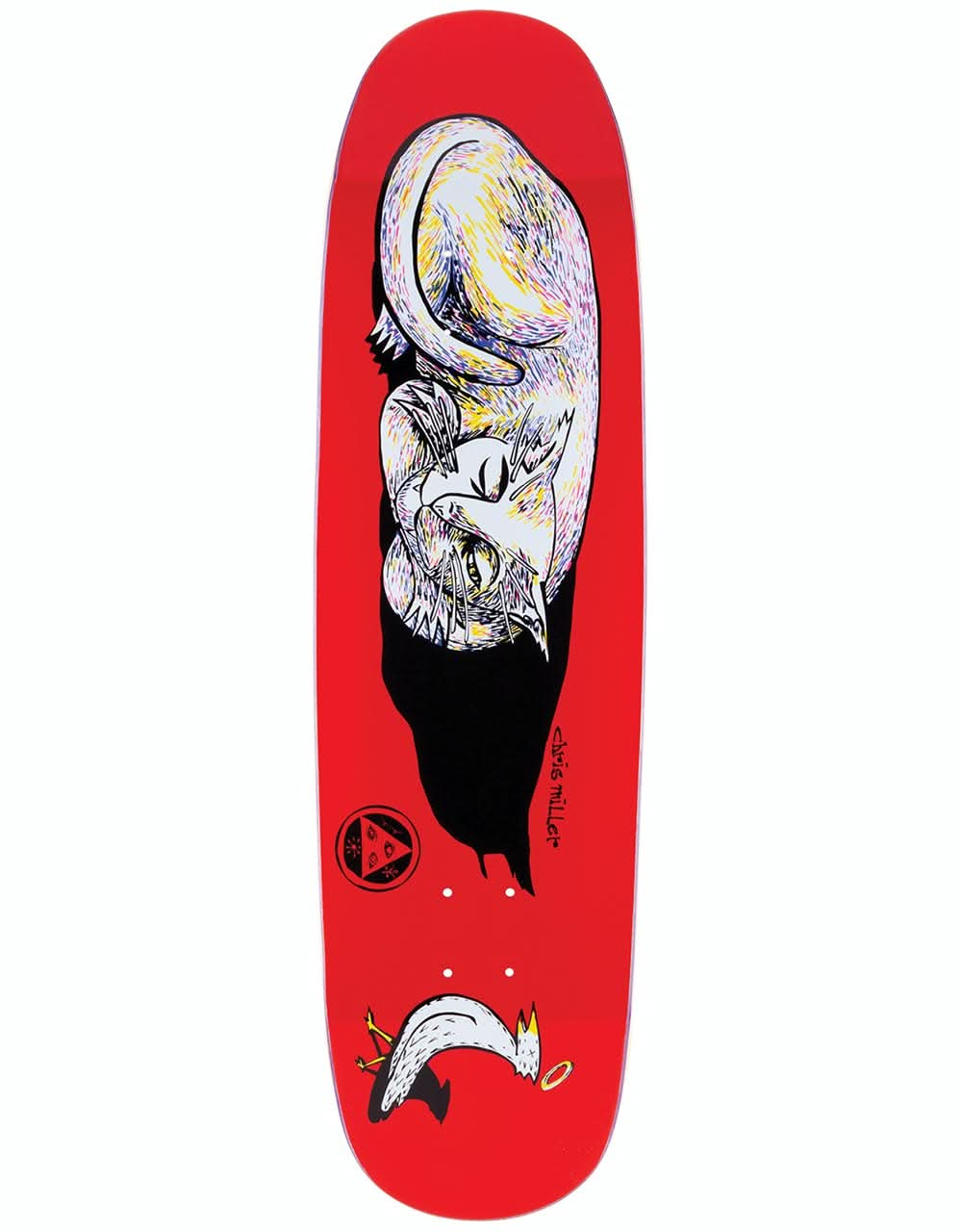 Welcome Miller Sleeping Cat on Catblood 2.0 Skateboard Deck - 8.75"