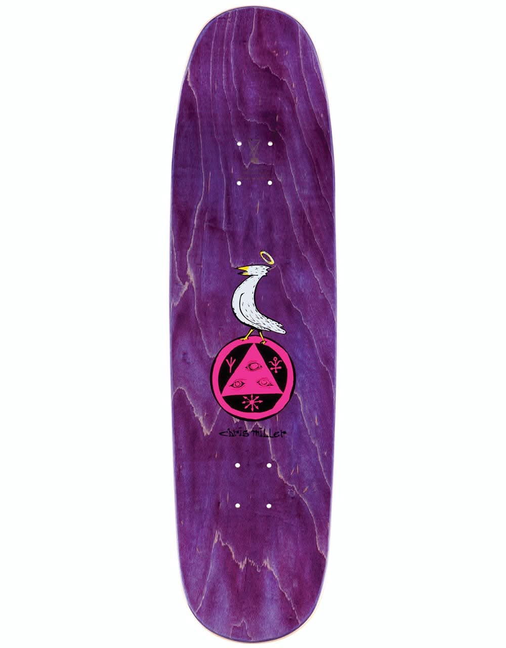 Welcome Miller Sleeping Cat on Catblood 2.0 Skateboard Deck - 8.75"