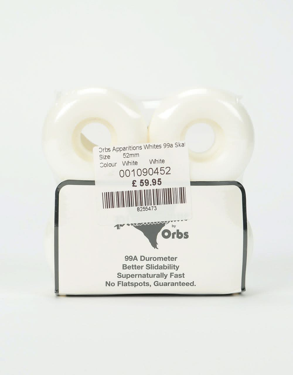 Orbs Apparitions Whites 99a Skateboard Wheel - 52mm