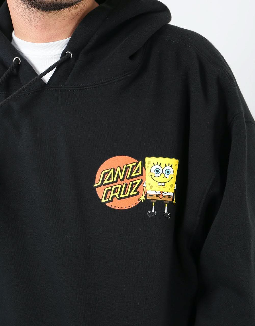 Santa Cruz x SpongeBob Group Pullover Hoodie - Black