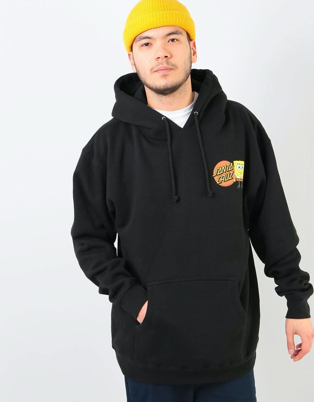 Santa Cruz x SpongeBob Group Pullover Hoodie - Black