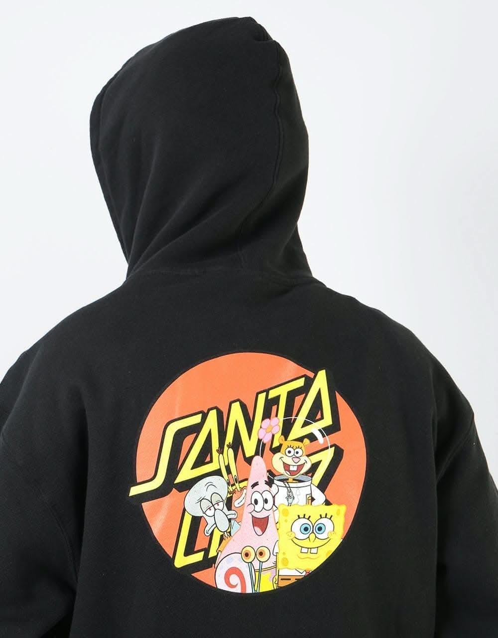 Santa Cruz x SpongeBob Group Pullover Hoodie - Black