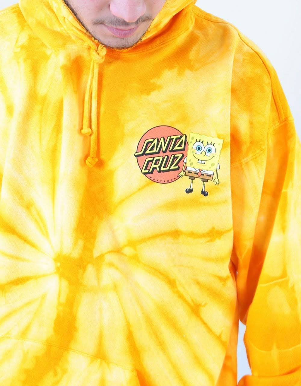 Santa Cruz x SpongeBob Group Pullover Hoodie - Spider Gold