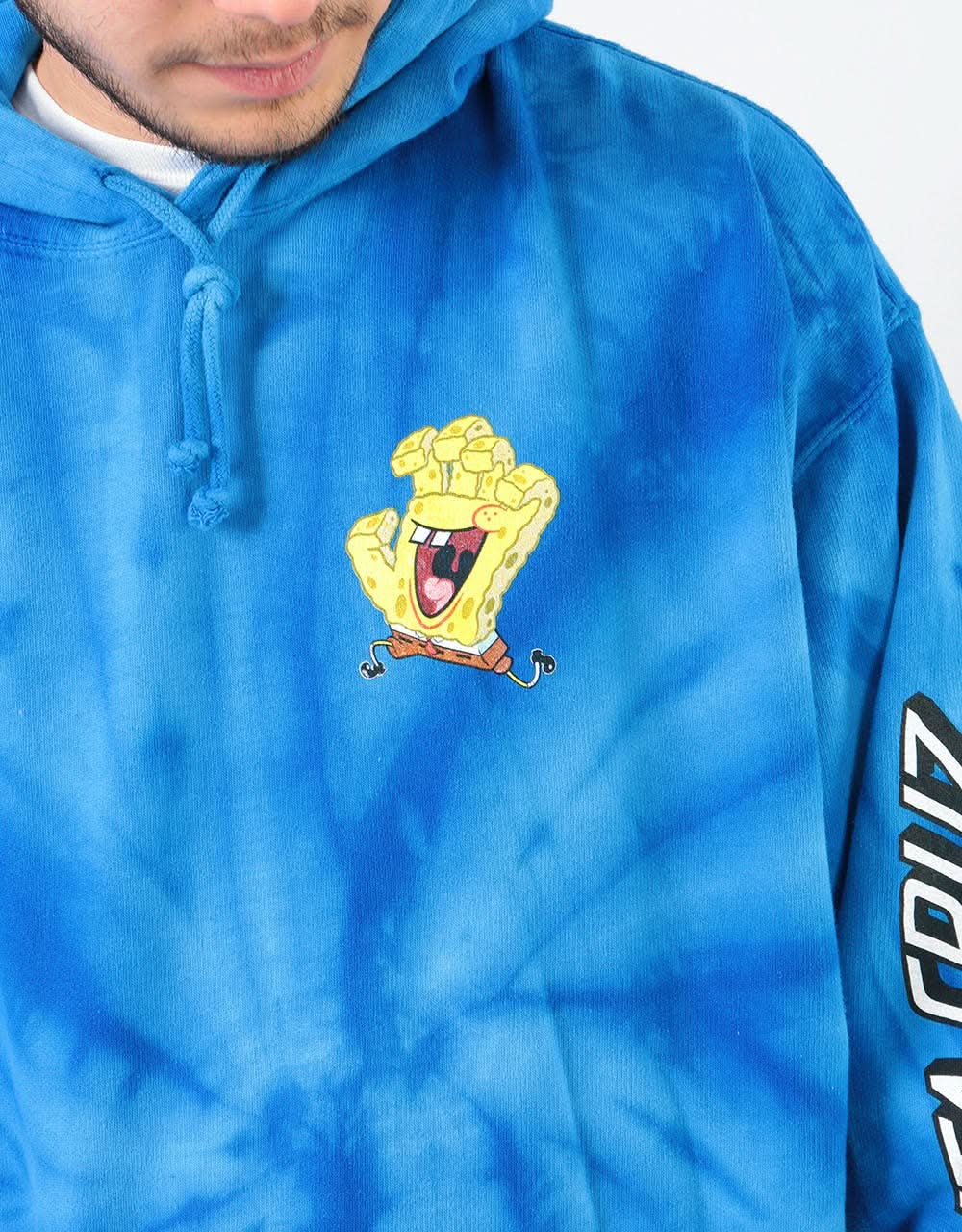 Santa Cruz x SpongeBob Hand Pullover Hoodie - Spider Royal