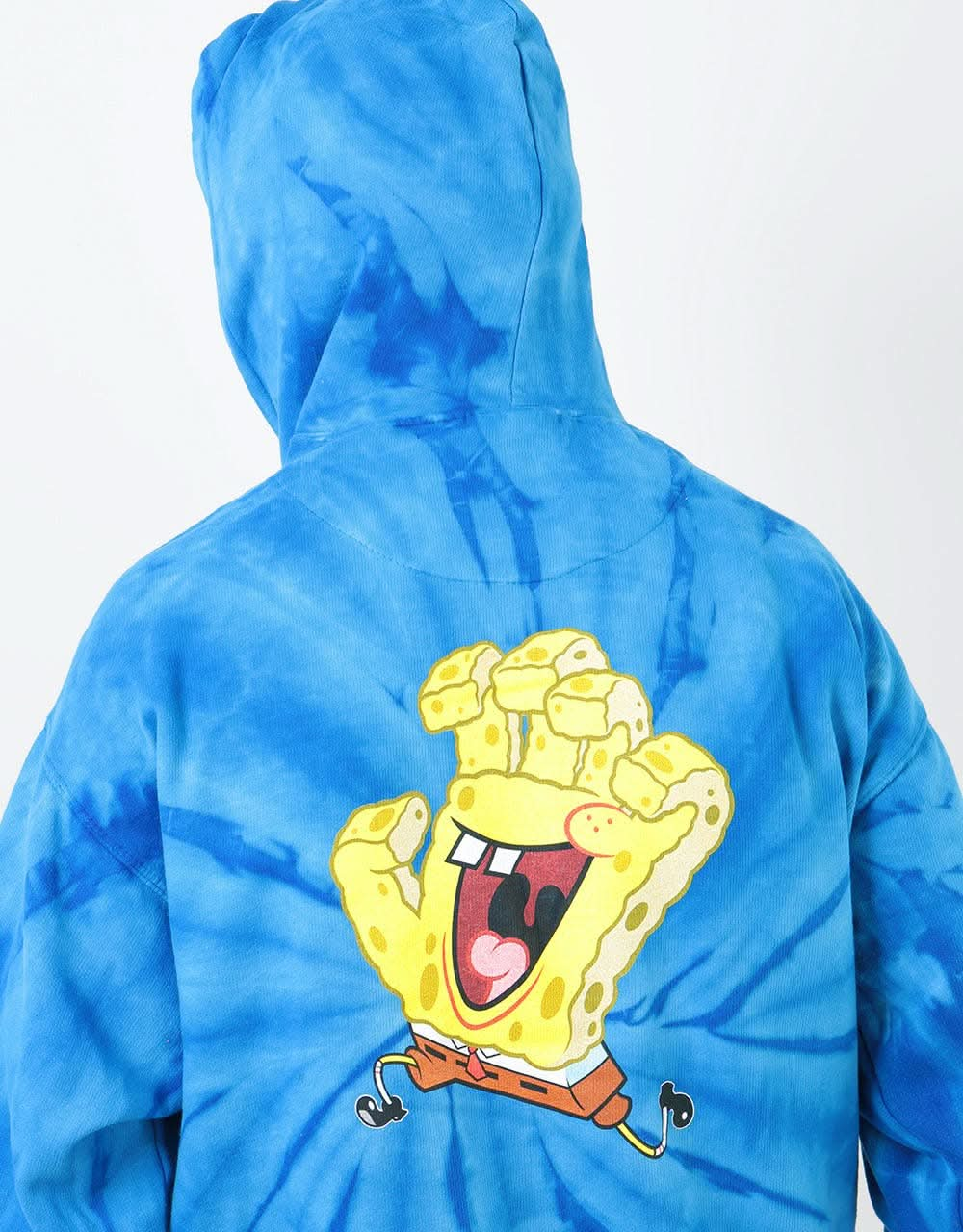 Santa Cruz x SpongeBob Hand Pullover Hoodie - Spider Royal