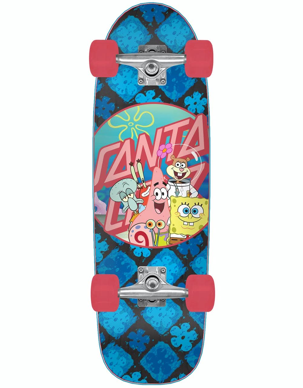 Santa Cruz x SpongeBob Supergroup Cruiser - 8.79" x 29.05"