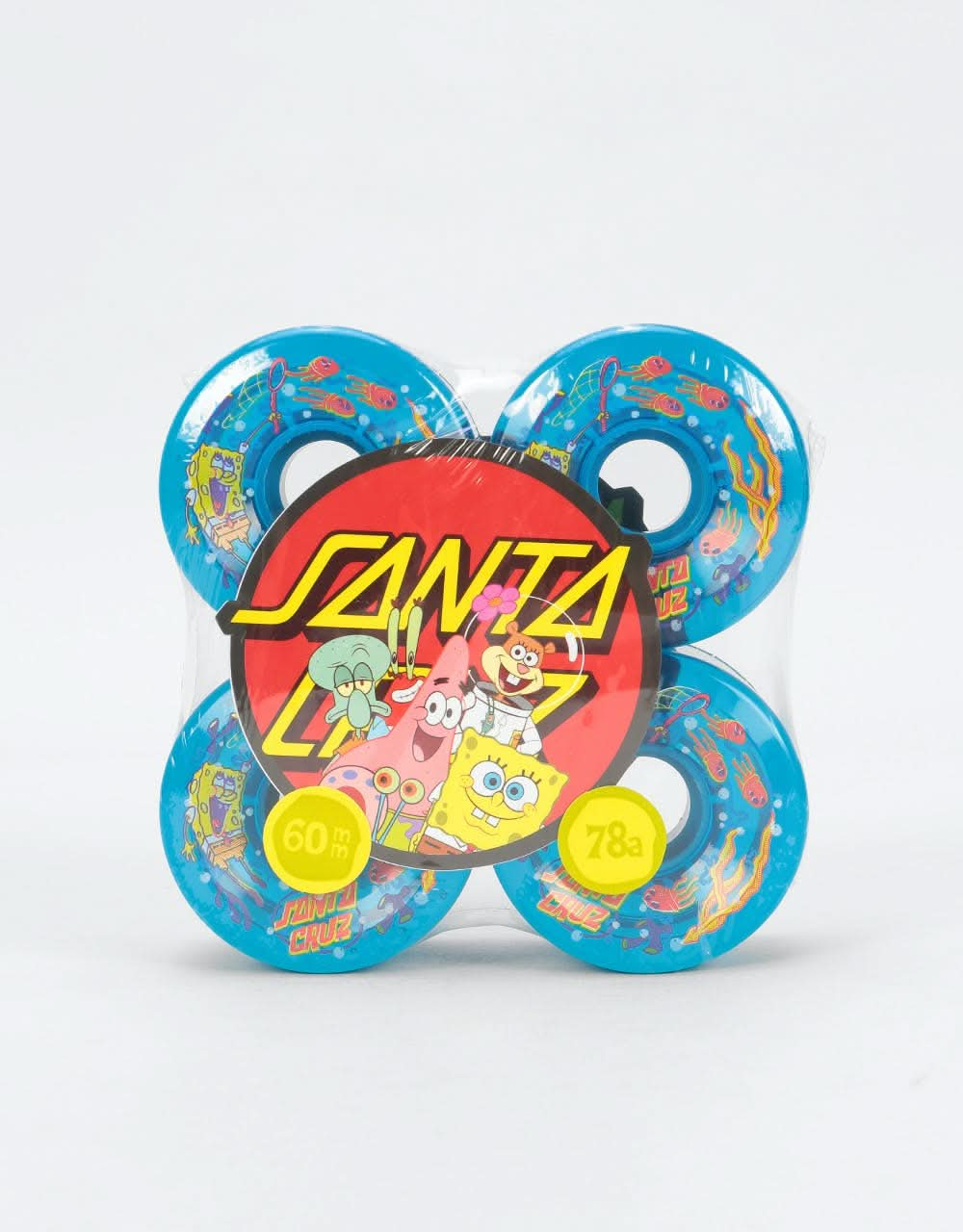 Santa Cruz x SpongeBob JellyFishing 78a Skateboard Wheel - 60mm