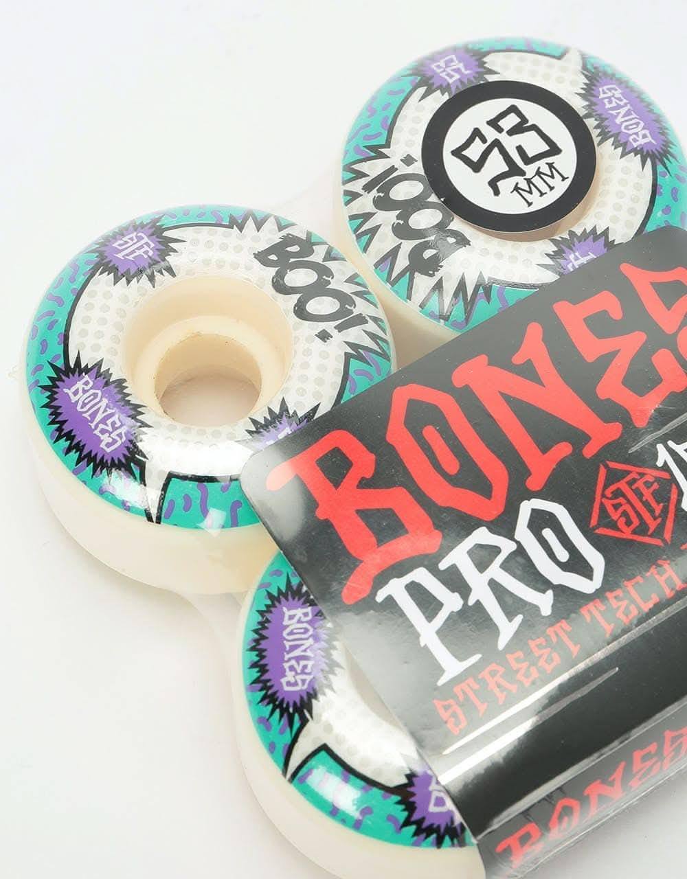 Bones Boo Raps Wide V4 STF Skateboard Wheel - 53mm