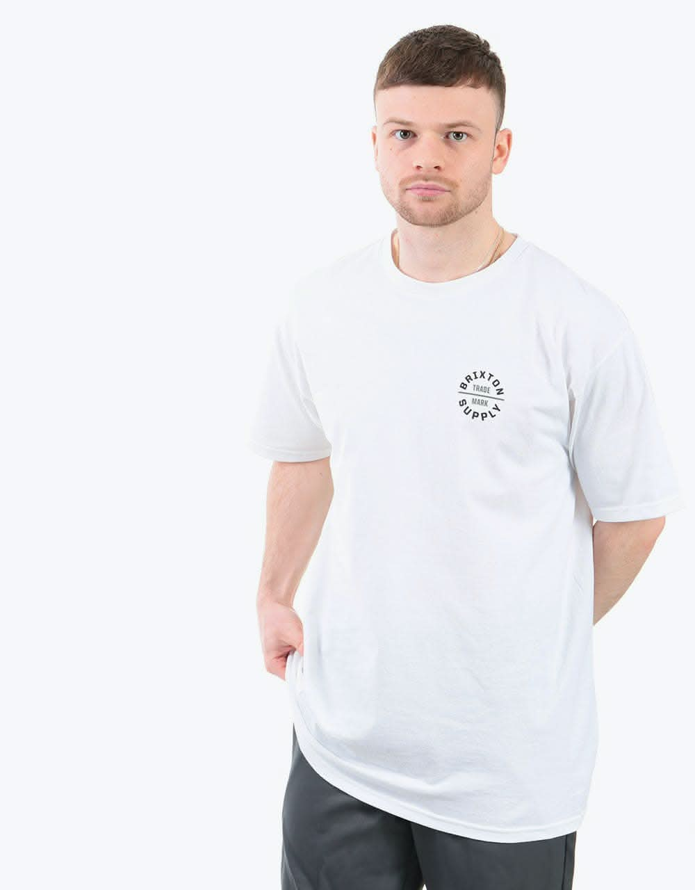 Brixton Oath V T-Shirt - White