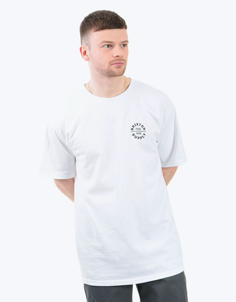 Brixton Oath V T-Shirt - White