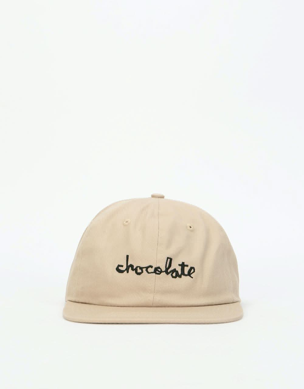 Chocolate Chunk Strapback 6 Panel Cap - Grey