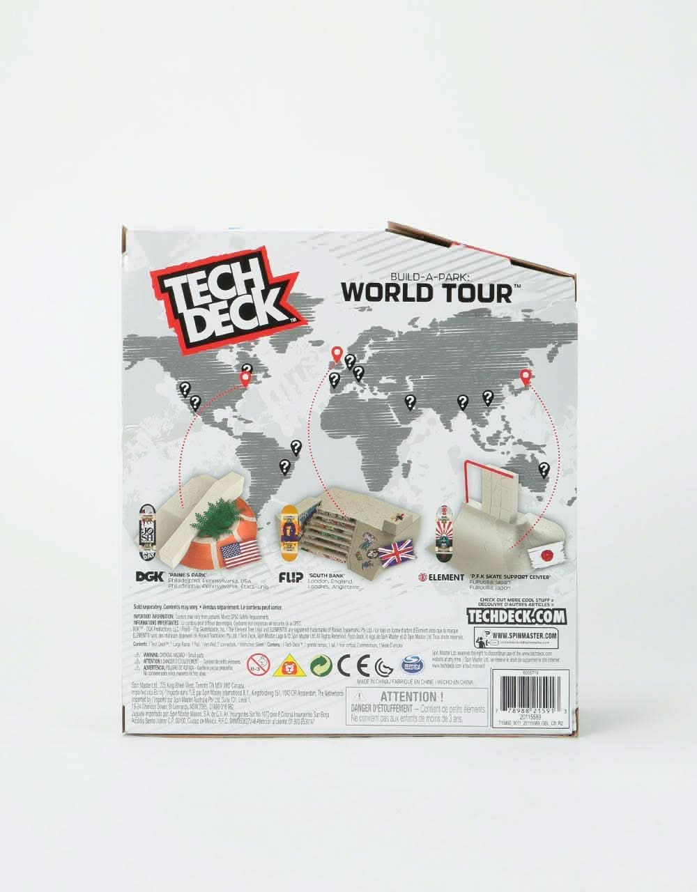 Tech Deck Fingerboard World Tour - P.F.K Skate Support Centre