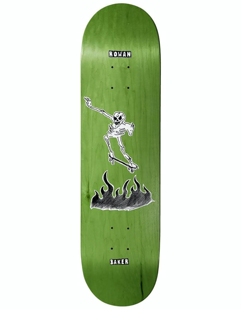 Baker Rowan Cremation Mayhem Skateboard Deck - 8.5"