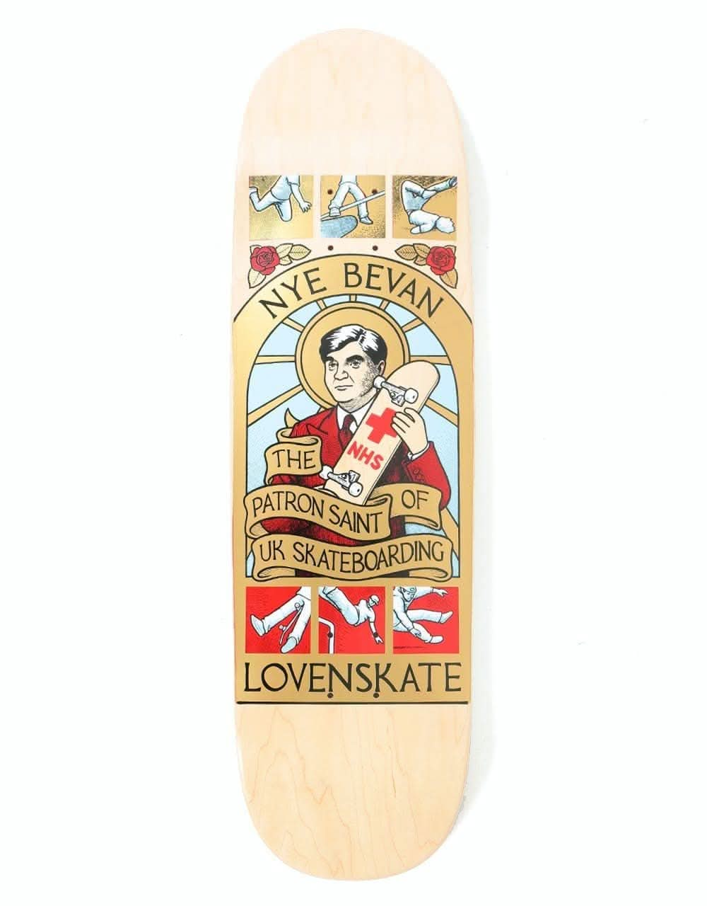 Lovenskate Patron Saint of Skateboarding 'BLIMP' Skateboard Deck - 9"