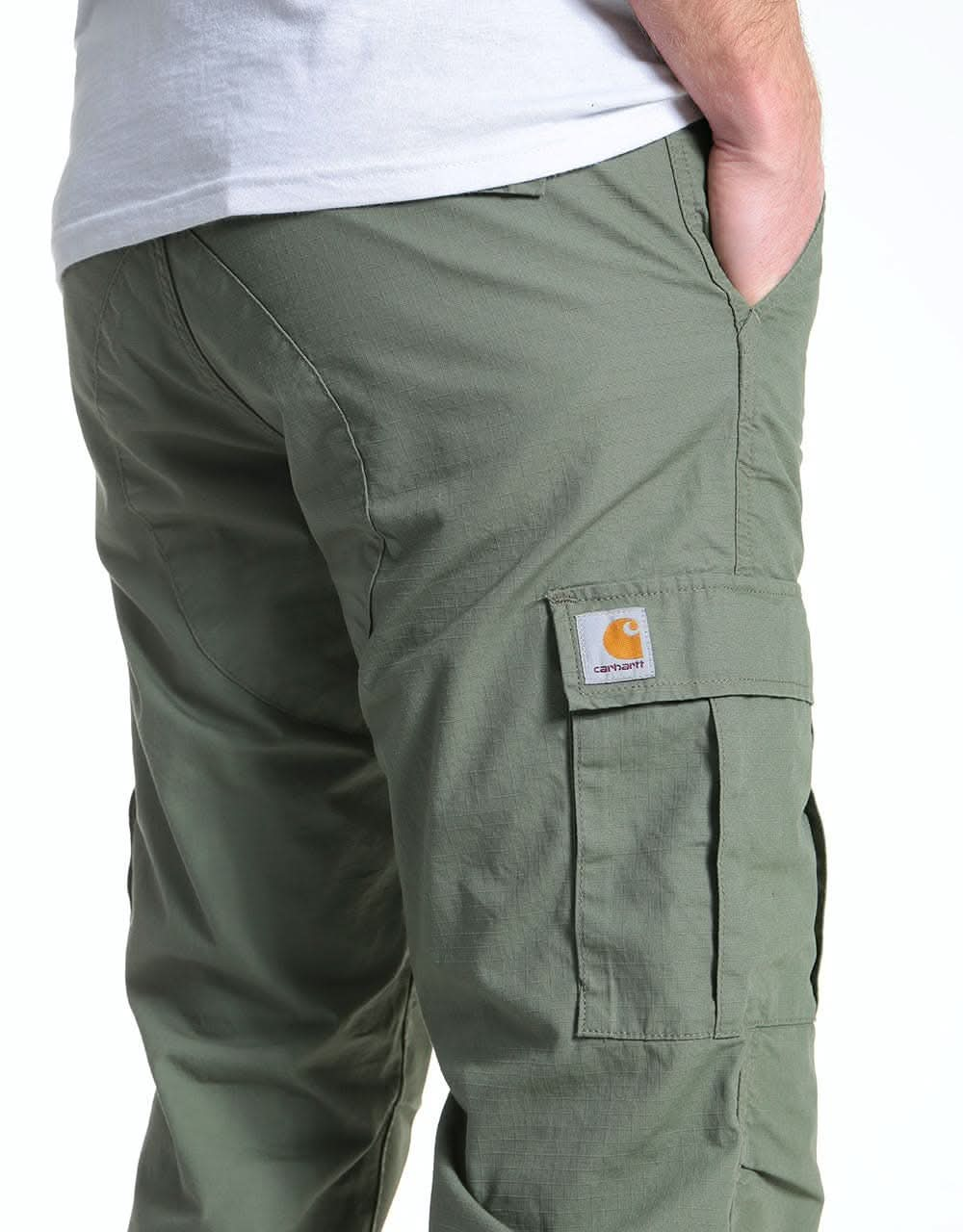 Carhartt WIP Aviation Pant - Dollar Green (Rinsed)