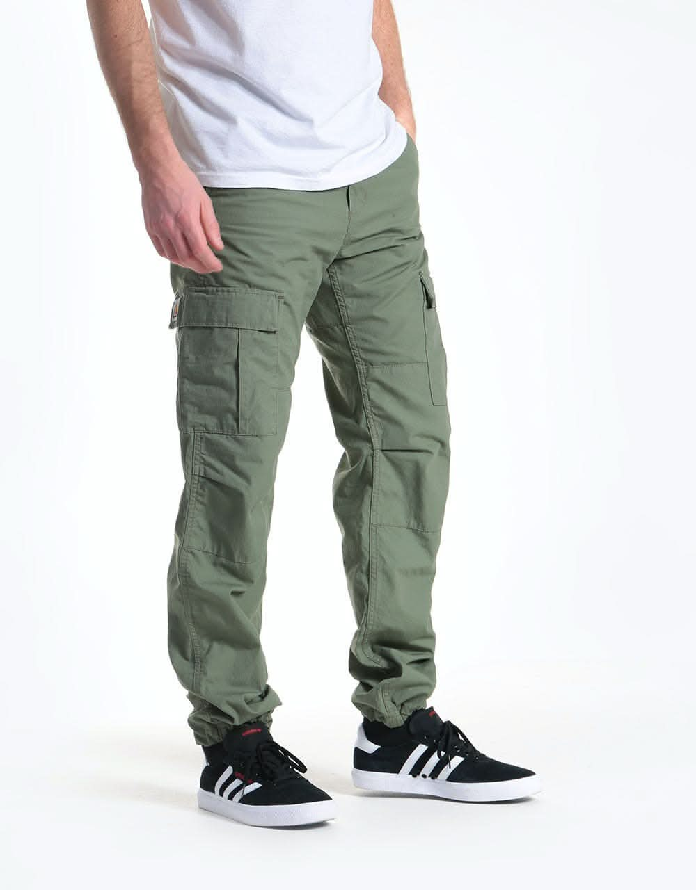 Carhartt WIP Aviation Pant - Dollar Green (Rinsed)