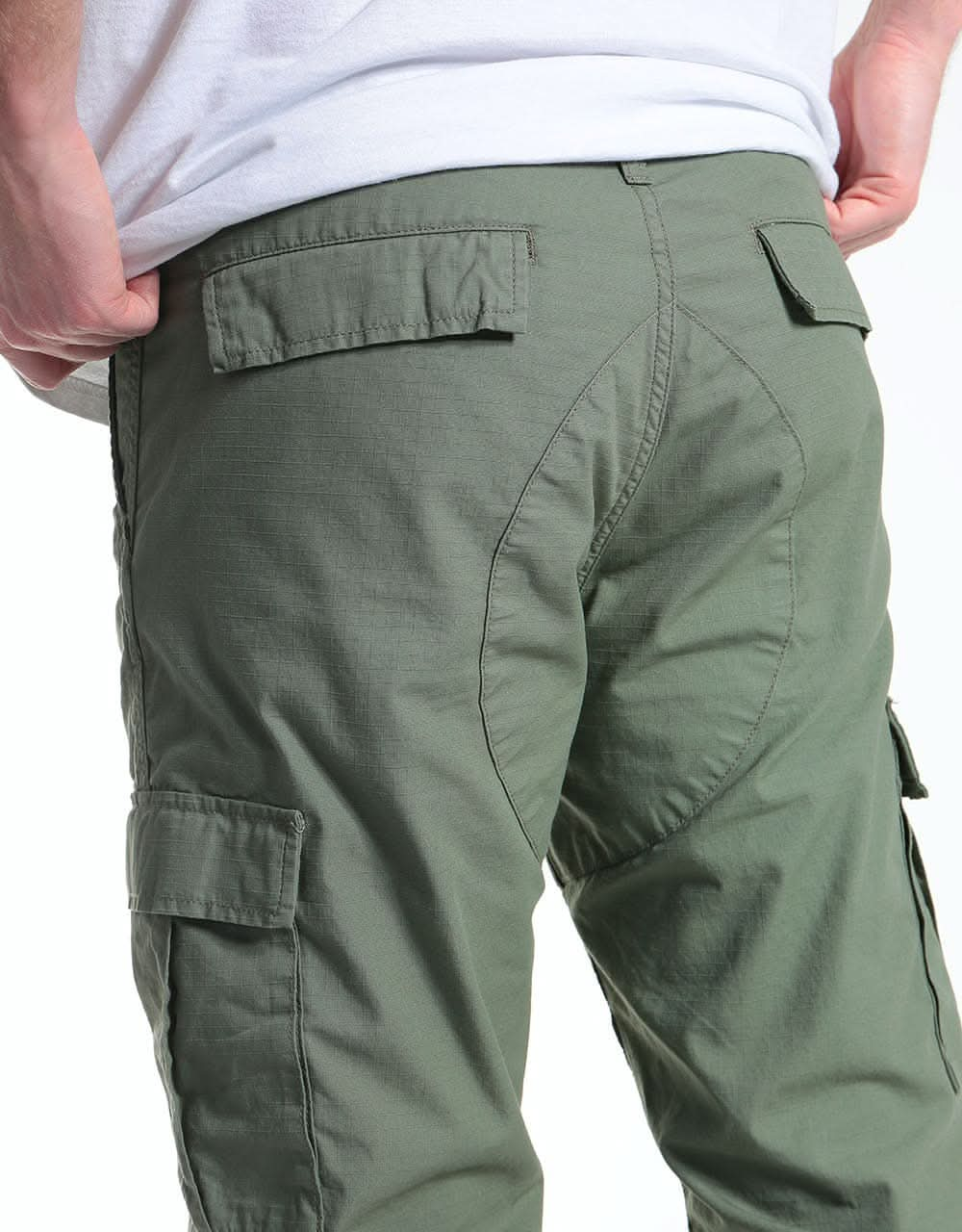 Carhartt WIP Aviation Pant - Dollar Green (Rinsed)