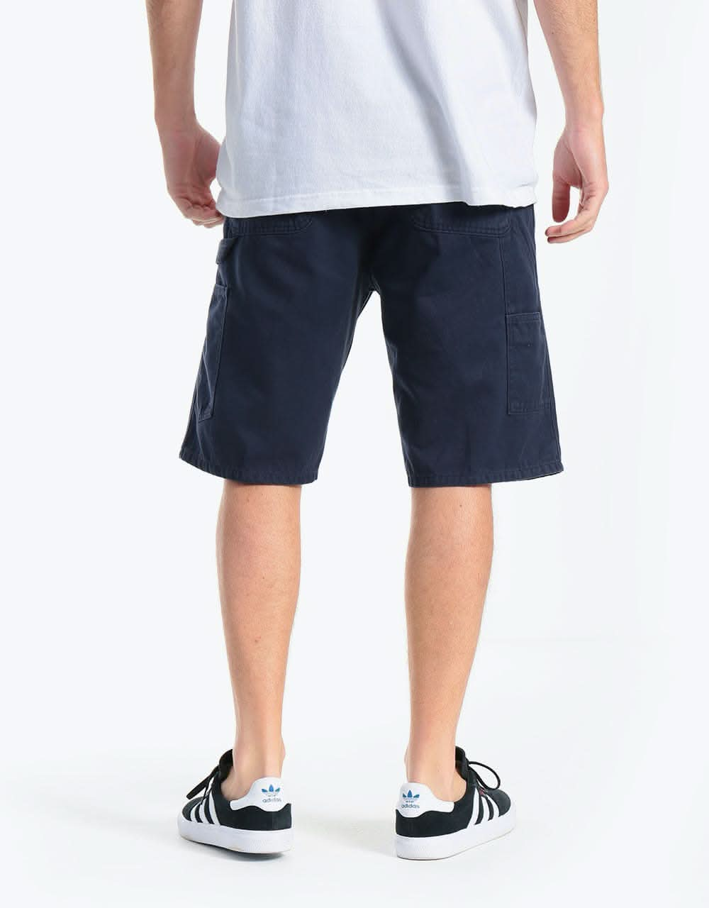 Carhartt WIP Ruck Single Knee Short - Dark Navy (Stonewashed)