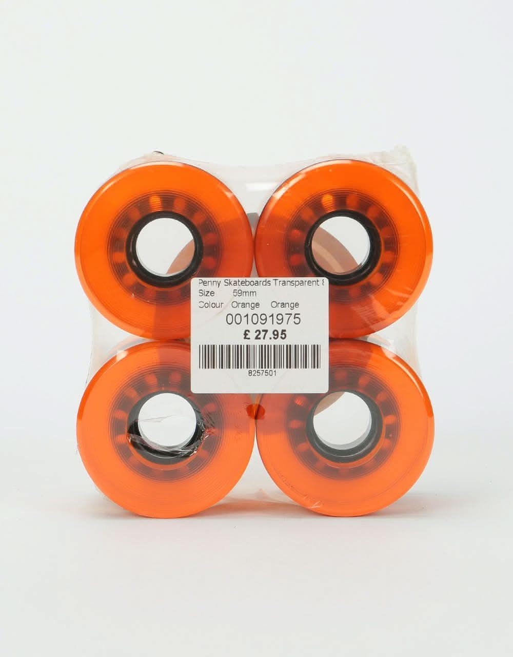 Penny Skateboards Transparent 83A Cruiser Wheels - 59mm