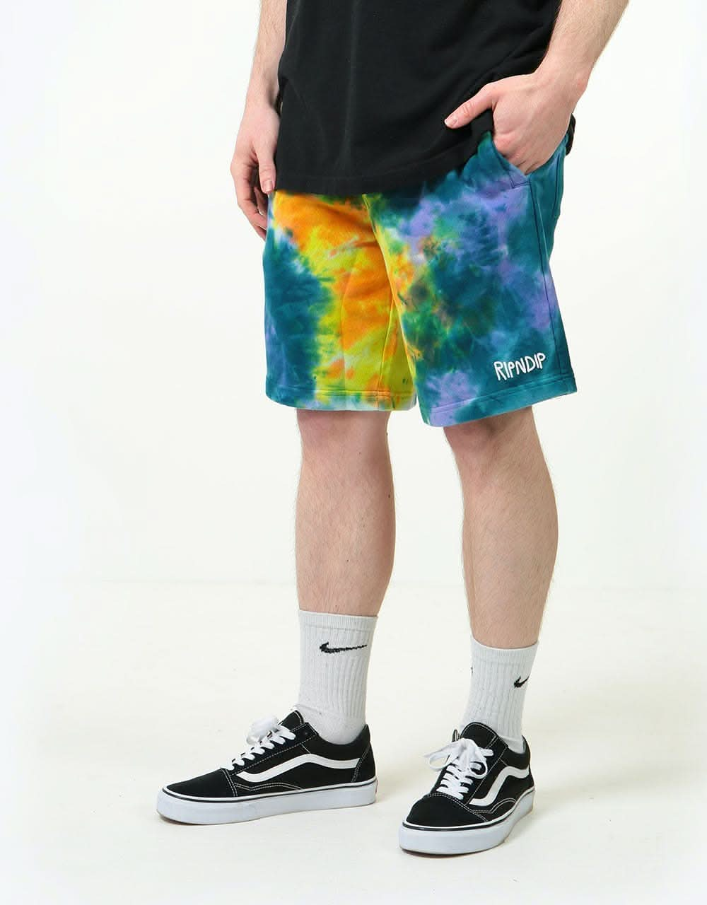 RIPNDIP Peek A Nerm Tie Dye Shorts - Multi