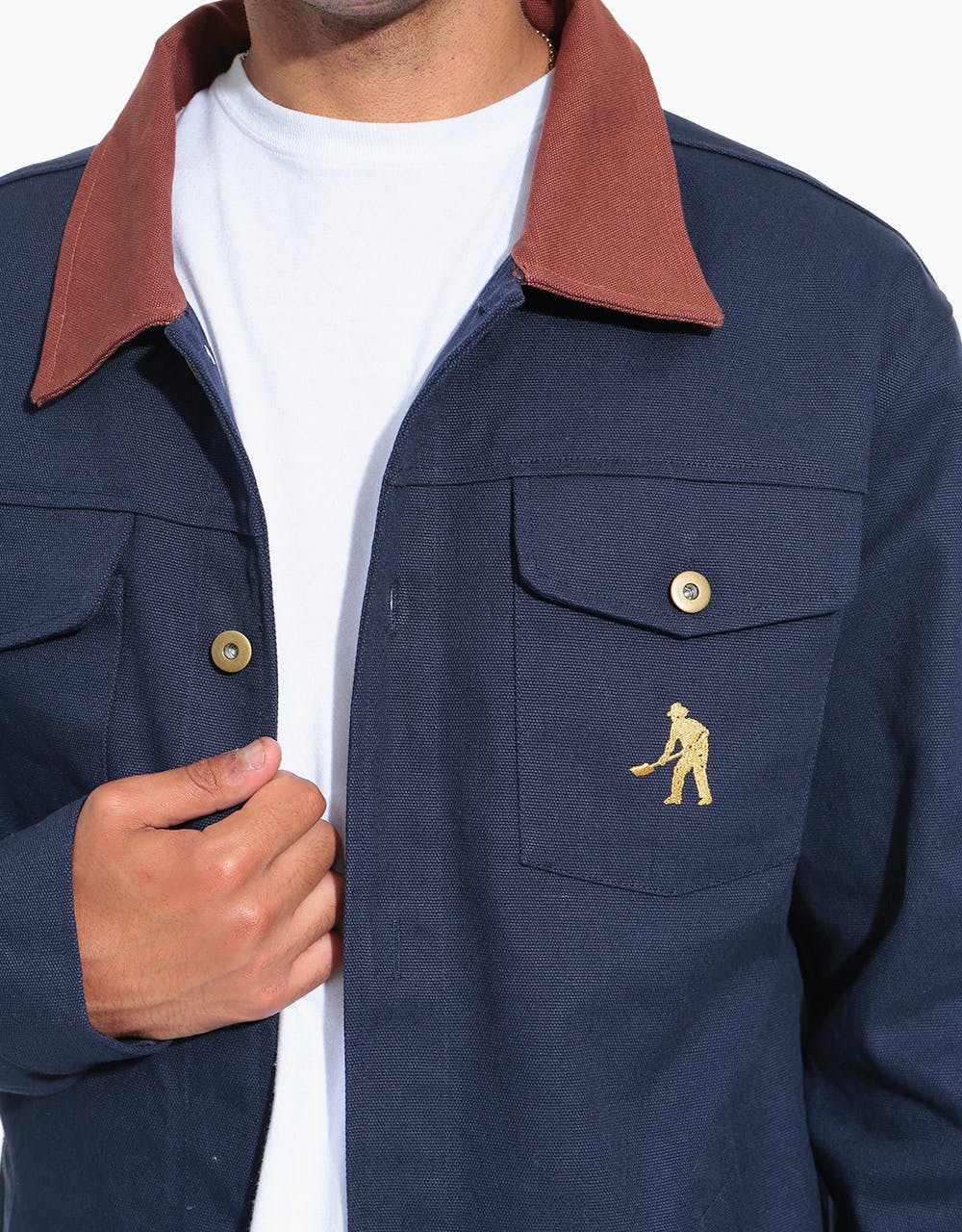 Pass Port Workers Late Jacket - Navy