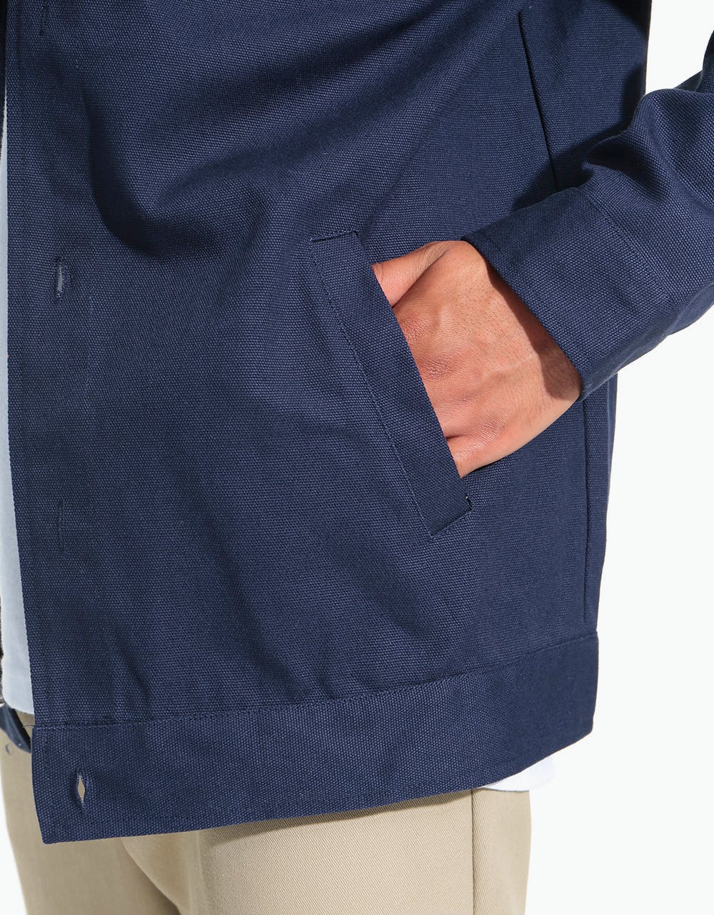 Pass Port Workers Late Jacket - Navy